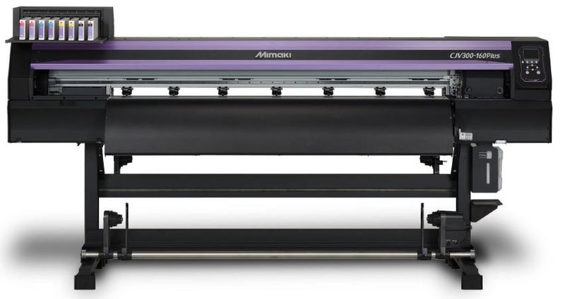 Mimaki Plataus formato solventinis spausdintuvas Mimaki CJV300-160 Plus